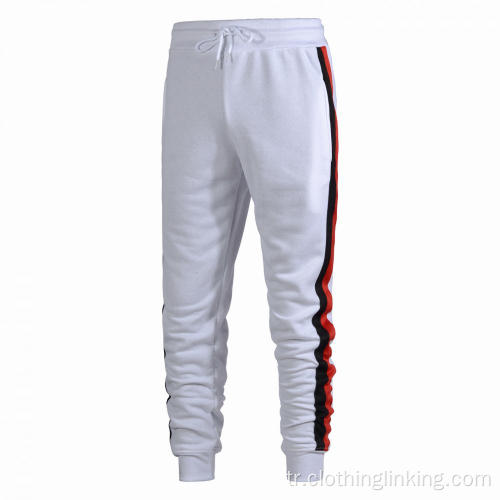 Erkek Çizgili Spor Salonu Joggers Pantolon